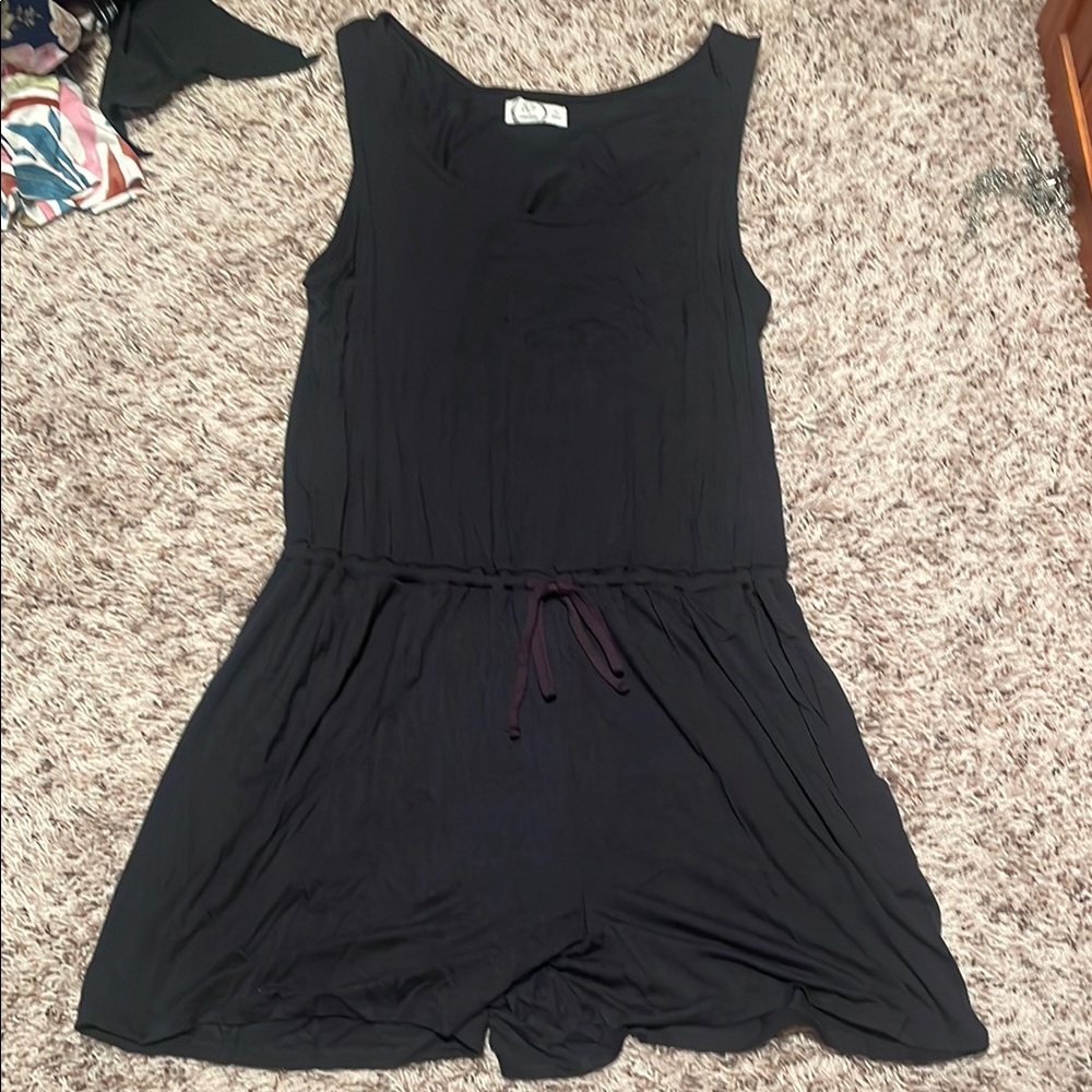 Maurices Black romper with Sleeveless Design